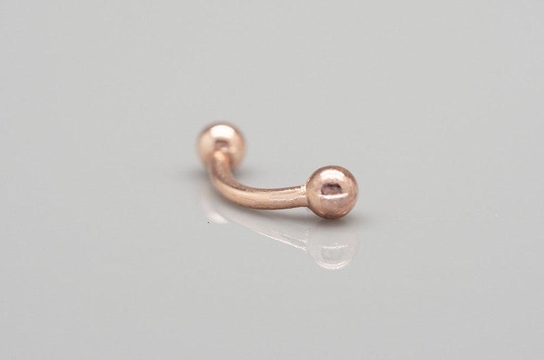 3mm Ball Rook Piercing/snug Piercing/eyebrow Piercing/curved Etsy