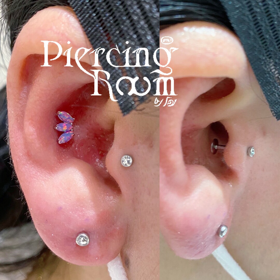 Tear Drop Piercing Stud | Maria Black