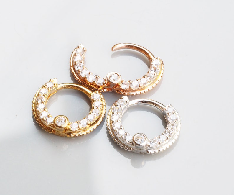 sterling silver earrings for helix piercing