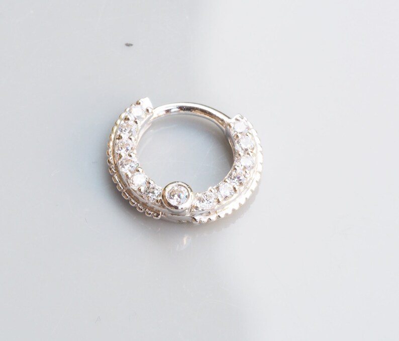 Daith Earrings Sterling Silver Helix Piercing Jewelry Helix Etsy