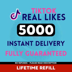5000 TikTok Likes | Fast Delivery | Boost Video Engagement