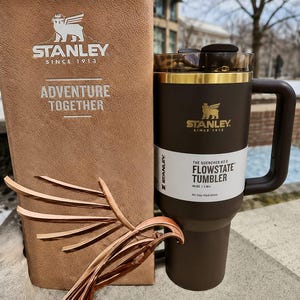 Vaso Stanley Chocolate Gold Quencher de 40 oz Flowstate H2.0 sellado de fábrica imagen 3