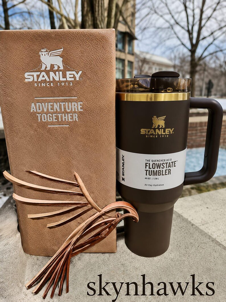 Vaso Stanley Chocolate Gold Quencher de 40 oz Flowstate H2.0 sellado de fábrica imagen 3