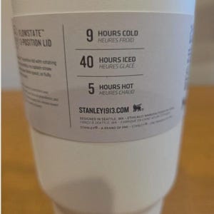 Stanley Quencher H2.0 FlowState 30oz Tumbler - Cream Limited Edition and Rare Stanley image 3