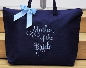 Mother of the Bride Tote Bag, Mother of the Groom Tote Bag, MOG Tote Bags, MOB Tote Bags, Personalized Monogrammed Gifts