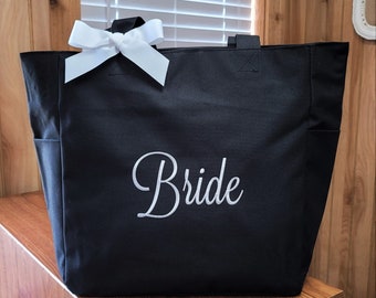 Bride Tote Bag, Bridesmaid Tote Bag, Mother of the Bride Tote Bag, Mother of the Groom Tote Bag