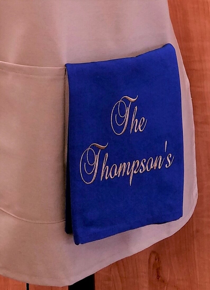 Bridal Shower Gift Kitchen Apron Womens Apron SALE ~ Personalized Apron Monogrammed Apron