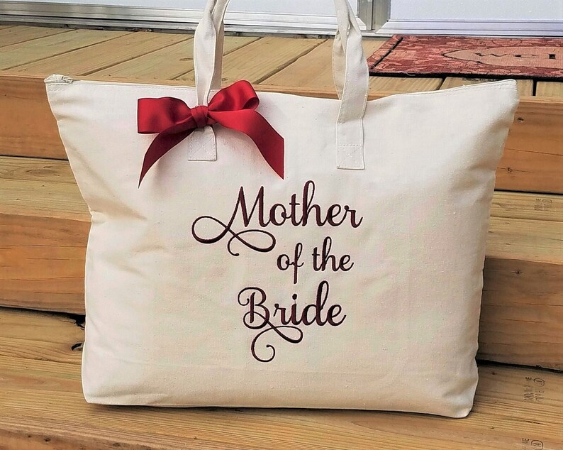 CafePress Funny Mother Of The Bride Tote Bag - Natural Canvas Reusable Shopping Bag With Custom Print - View #11