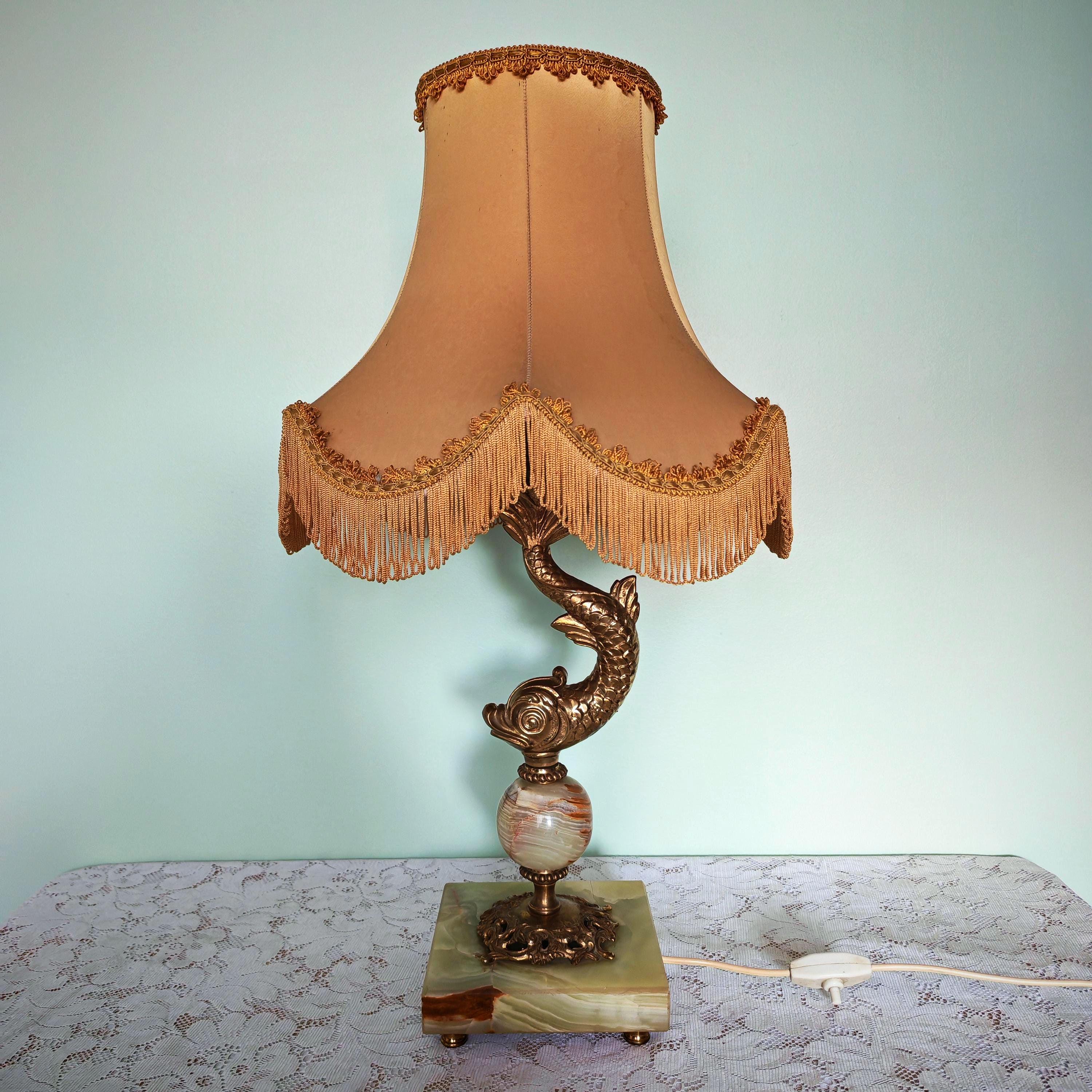 Vintage dolphin lamp - Etsy 日本