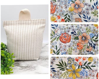 Door stopper, Heavy Door Stop, Fabric Door Stopper, Weighted Door Stopper, Door Stop, Door Holder, Door Silencer, Bookend -Flowers-
