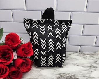 Door stopper, Heavy Door Stop, Fabric Door Stopper, Weighted Stopper, Decorative Door Stopper, Door Stop, Door Holder -Broken Arrow Black-