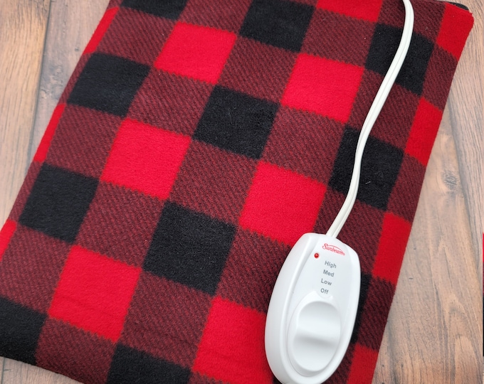 Heating Pad Cover, Cozy Heating Pad Cover, Fleece Heating Pad Cover
