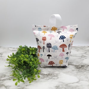 Door stopper, Heavy Door Stop, Fabric Door Stopper, Weighted Stopper, Decorative Door Stopper, Door Stop, Door Holder -Polka Dot Mushrooms-