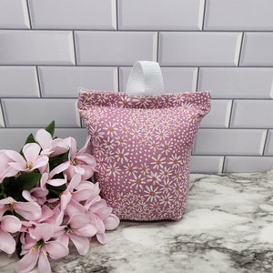 Door stopper, Heavy Door Stop, Fabric Door Stopper, Weighted Stopper, Decorative Door Stopper, Door Stop, Door Holder -Pink Daisies-