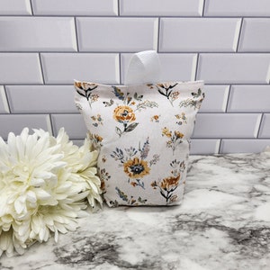 Door stopper, Heavy Door Stop, Fabric Door Stopper, Weighted Stopper, Decorative Door Stopper, Door Stop, Door Holder -Earth Floral Canvas-
