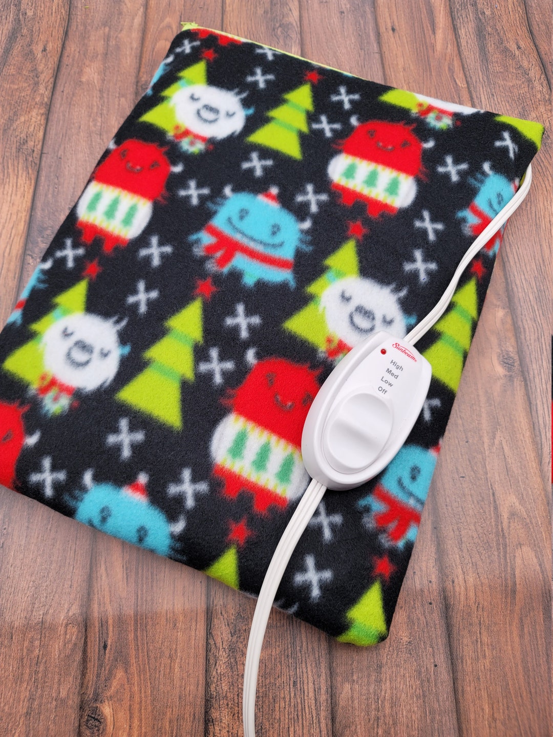 Heating Pad Cover Cozy Heating Pad Cover Fleece Heating Pad Etsy