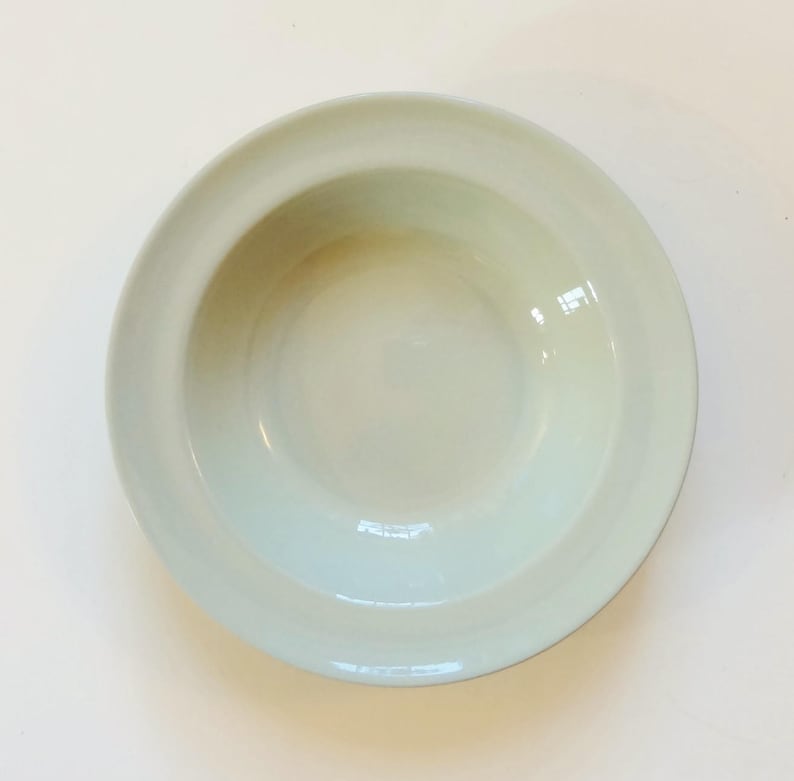 Small Salad or Dessert Bowls PRICE GREATLY REDUCED 1940s Pattern 6 Spode Flemish Green Bowls Mid Century Modern Style