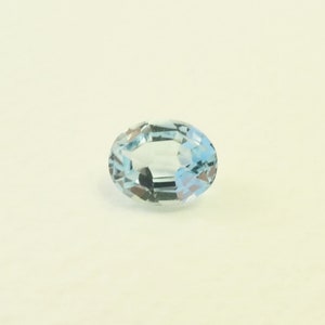 9 NATURAL BLUE TOPAZ Stones - November Birthstone - Sky Blue - 7 x 9 mm Ovals - Matched Set (You May Buy Separately or in Smaller Groups)