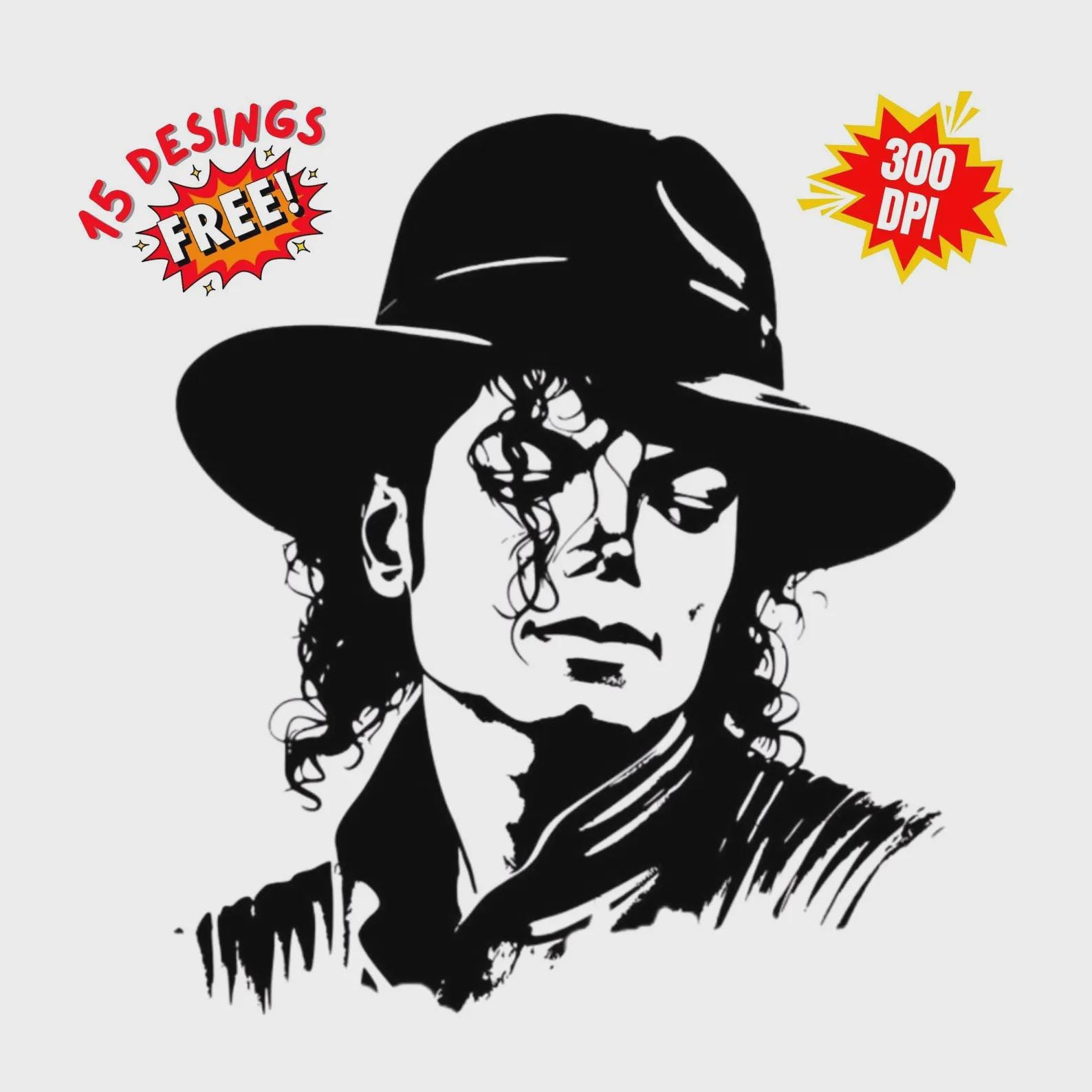 Michael jackson silhouette - Etsy 日本