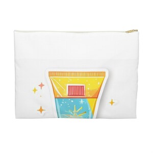 Lustige Sonnencreme Make-up-Tasche, Sonnencreme Kosmetiktasche, Sonnencreme Geschenk, Kosmetikerin Geschenk, Self Care Pouch für Sie Bild 3