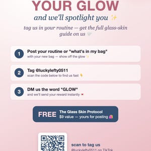 Neceser de maquillaje con efecto piel de cristal, neceser de cosméticos coreanos, regalo de belleza coreana para ella, neceser de viaje para amantes del cuidado de la piel, neceser estético. imagen 3