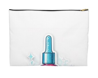 Hyaluronic Acid Makeup Bag, Funny Skincare Girlie Cosmetic Bag, Skincare Lover Gift for Her, Esthetician Gift, Aesthetic Travel Makeup Pouch
