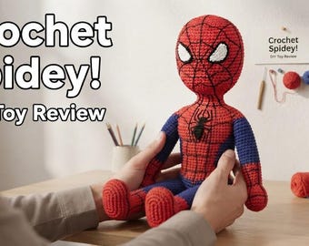 Spider Man Crochet Pattern| Amigurumi Spider Hero Doll | Superhero Crochet Pattern | Instant Download | DIY Crochet Gift | Marvel Inspired