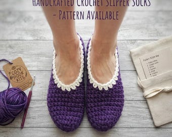 Crochet Slipper Pattern | Easy Bulky Yarn House Shoes (PDF Pattern)