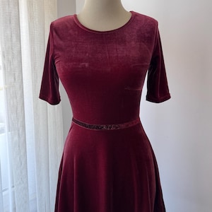 Burgundy Cocktail Dress Petite - Etsy