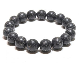 Ako Stone Bracelet 8mm 10mm 12mm | Japanese Volcanic Stone from Hyogo | Caldera Formed Mineral | womens bracelet | Made in Japan