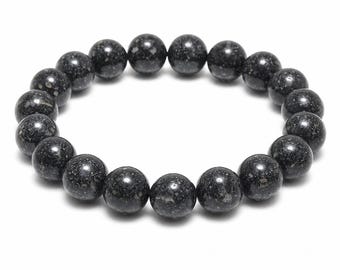 四国溶岩＜愛媛県産＞ Japanese Meiseki Shikoku Lava Stone Bracelet from Ehime 8mm 10mm 12mm