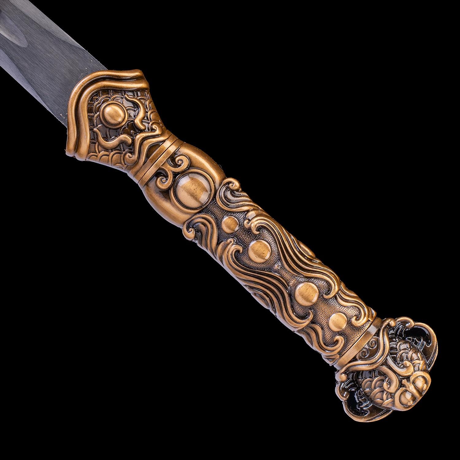 Handmade Fish Intestine Sword, Carbon Steel Collectible Replica ...