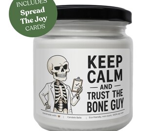 Gift for Orthopedist or Orthopedic Surgeon Natural Hand-Poured Scented Candle – Soy Wax, Vegan, Non-Toxic