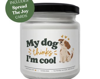 Dog Lover Scented Candle – Natural Hand-Poured, 100% Soy Wax, Vegan, Non-Toxic Pet Parent Gift