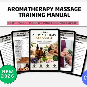 Aromatherapy Massage Training Manual | Essential Oils, Anatomy (PDF Download)