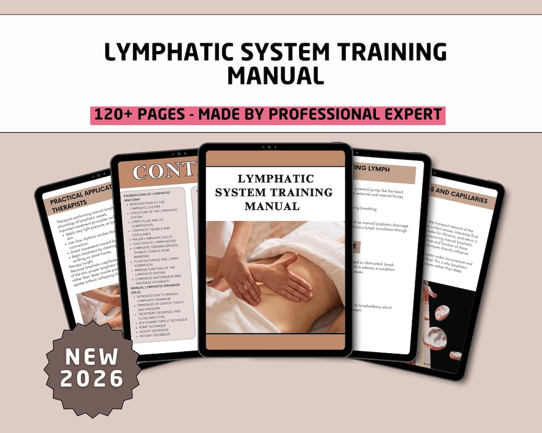 Lymphatic System Routine Pdf Lymphatic System Training Manual | MLD, CDT, Lymphedema Massage ...
