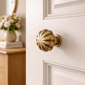 Maniglia per mobile a forma di fungo in ottone anticato, maniglia per cassetto vintage in lega di zinco, pomello per porta rustico da fattoria