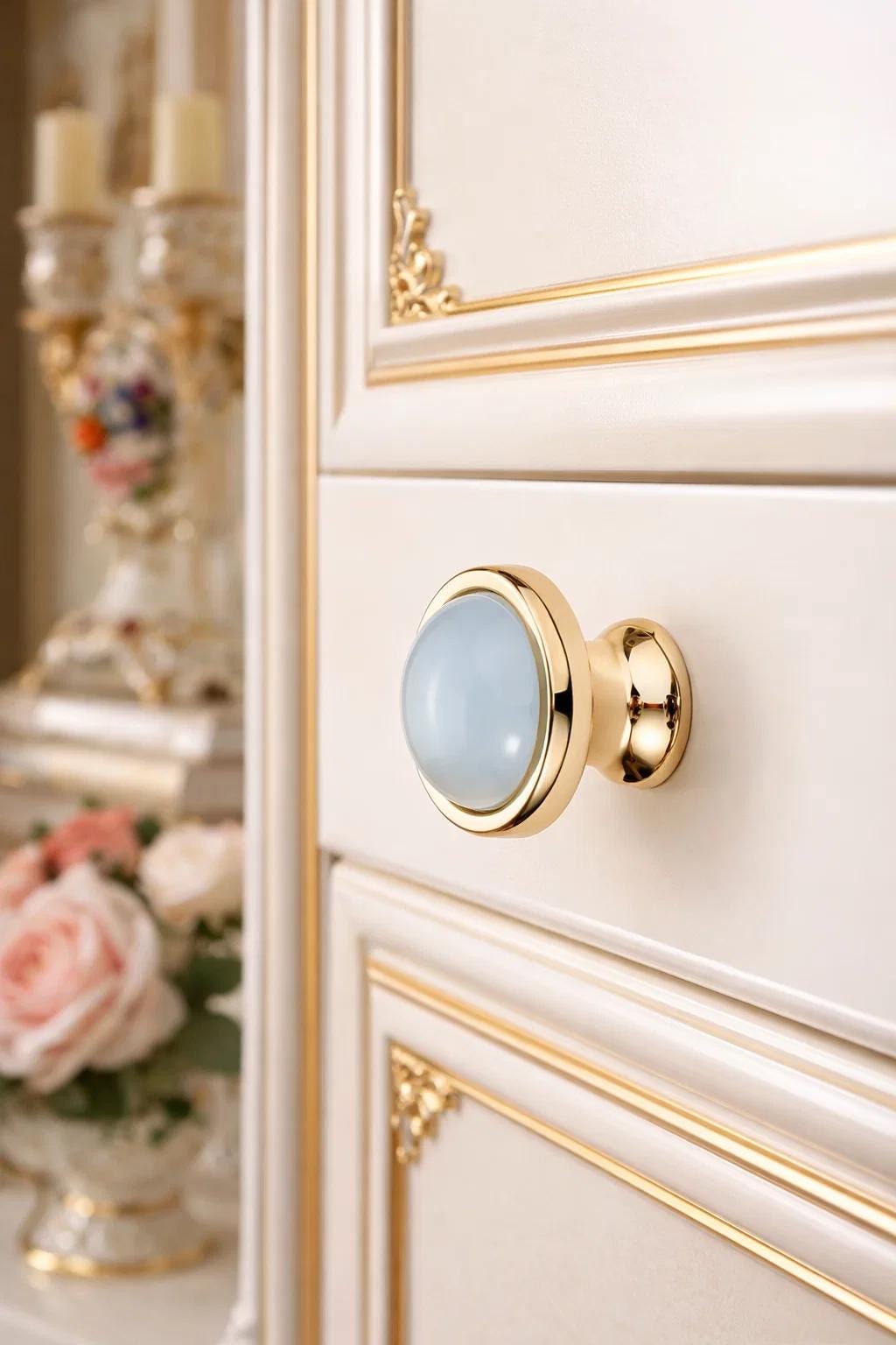 Vintage Gold Knobs - Etsy
