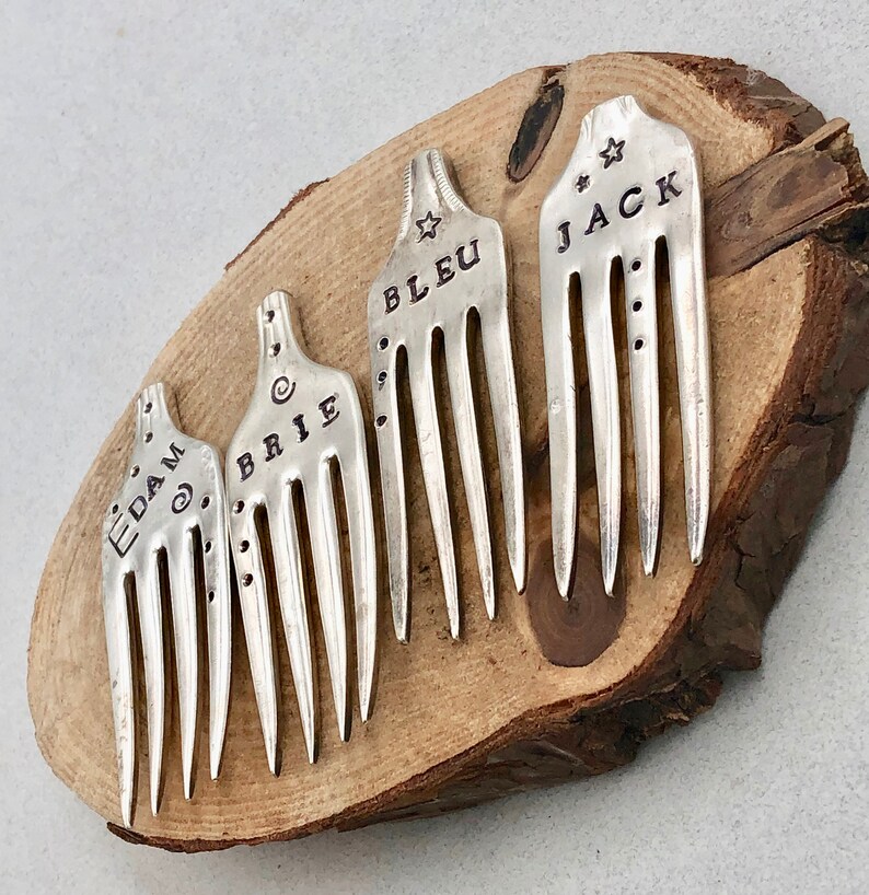 CHEESE Markers Set of 4 Wine and Cheese Party Hand Stamped Etsy