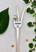 Garden Marker Plant Stake,  PEACE hand stamped Peace Sign, Recycled FORK, Best Selling Item, For Pots or Herb Boxes, Gardening Gift 