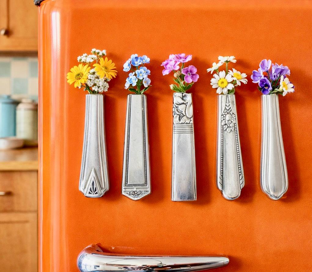 Silver Bud Vase - Etsy