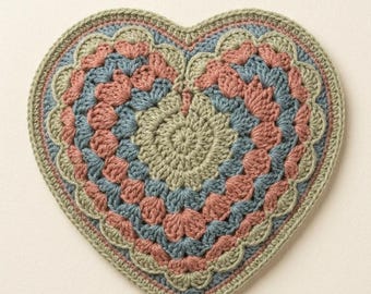 Crochet Heart Pillow Pattern PDF | Heart Shaped Cushion Crochet Pattern | Valentine's Day Decor | Crochet Heart Pattern | Instant Download
