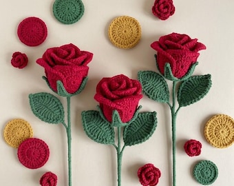 Crochet Flower Bouquet Pattern PDF | Graduation Doll Bouquet | Amigurumi Flower Gift | Crochet Graduation Gift | Digital Download