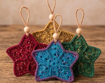 Crochet Christmas Ornament Pattern | Christmas Tree Ornament Crochet PDF | Holiday Home Decor Pattern | Handmade Christmas Decoration