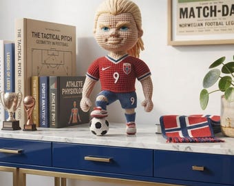 Crochet Soccer Player Pattern PDF | Football Amigurumi Doll | Crochet Soccer Doll Pattern | Sports Toy Crochet Pattern | Instant Download.