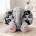 Personalized Photo Elephant Plush | Custom 4 Photos Stuffed Animal Keepsake | Memory Elephant Gift for Best Friend, Mom, Anniversary product logo