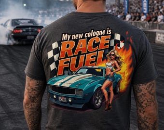 My new Cologne is Race Fuel! Cartoony T-Shirt