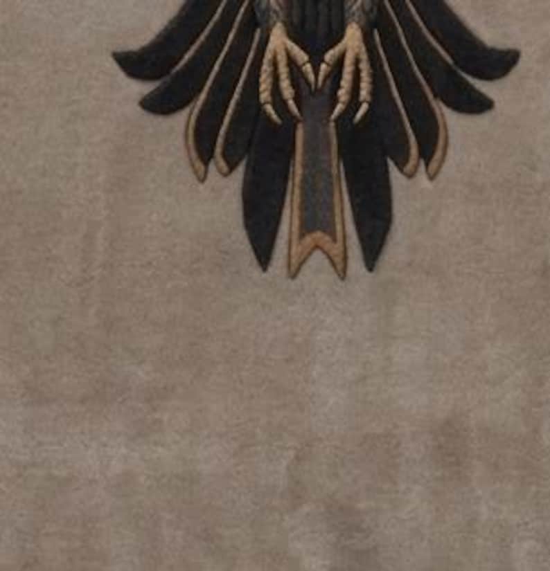 Hand Tufted Eagle Rug Luxury Wildlife Statement Carpet Modern Neutral ...