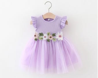 Minifalda de malla de verano, falda transparente a rayas, detalle floral en la cintura, falda ligera y fluida, falda corta informal para mujer.