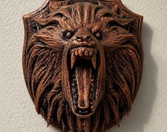 Werewolf inspired fan art. Hand painted.